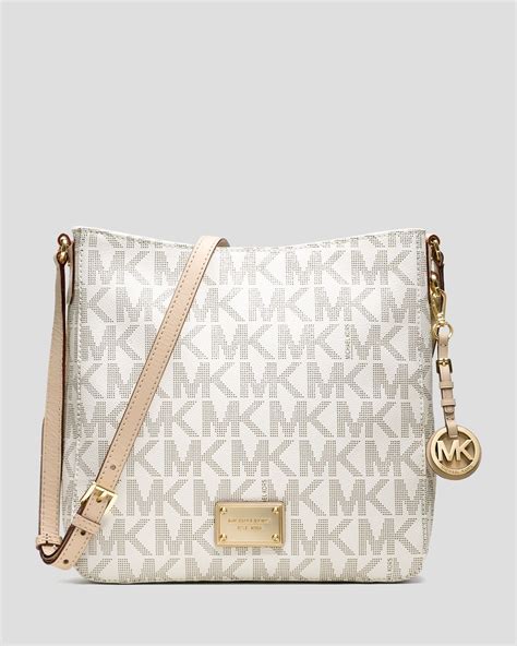 white crossbody michael kors|michael kors jet set umhängetasche.